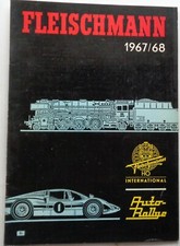FLEISCHMANN catalogue Ech Ho auto rallye train Bon Etat année 1967-68 