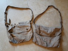 lot de deux musettes modèle 1892 infanterie française WWI