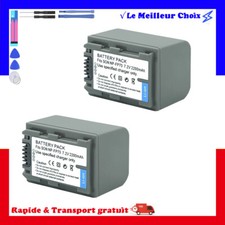 2x NP-FP50 Batterie pour Sony NPFP50 NP-FP30 NP-FP60 NP-FP70 NP-FP71 NP-FP90