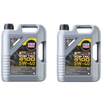Huile moteur LIQUI MOLY Top Tec 4100, 5W-40, 10 litres, 2 bidons 3701