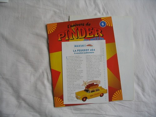 Pinder cirque fiche collection - pinder,