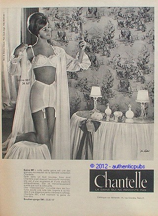 Publicite chantelle gaine 687 - publicite,