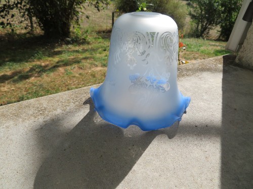 Ancienne tulipe verre - ancienne, en