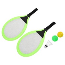  Lot de 2 raquettes de tennis pour enfants, raquettes en plastique, raquettes