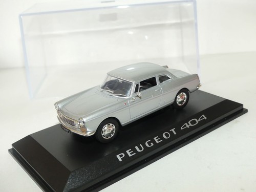 Peugeot 404 coupe gris - peugeot, norev