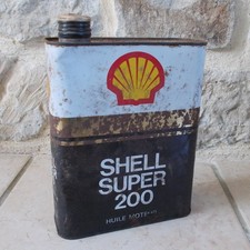 Ancien Bidon d'Huile SHELL