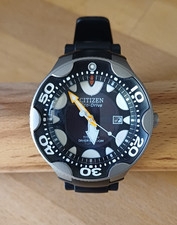 VINTAGE CITIZEN ORCA PROMASTER ECO-DRIVE TITANIUM DIVER'S 200M Réf E168 S035872