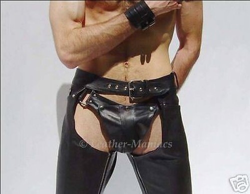 Leder string cuir jock strap - jock,