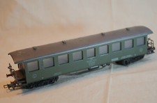 TRAIN HO - Voiture de voyageurs verte Fleishmann HO REF COU24RAI035