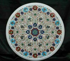 18 " Rond Marbre Table Top