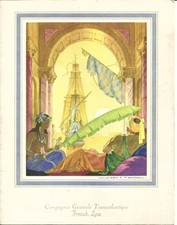 MENU PAQUEBOT FRANCE 1970. 27