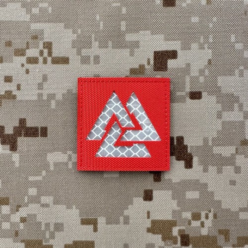 Valknut patch reflective - valknut,