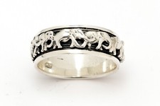 Bague toupie éléphant homme