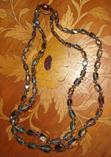 Ancien collier double rangs en