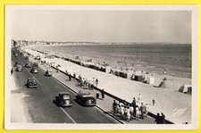 cpsm LA BAULE (Loire Atlantique) La PLAGE Automobiles Traction Club des Canetons