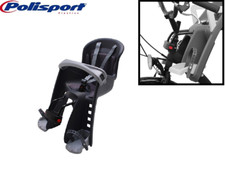 Siege vélo avant central enfant porte bébé Polisport  9/15 kg