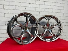 4X jantes 17" style Drake 5X110 HB adaptées pour Alfa Romeo Giulia 159 Spider