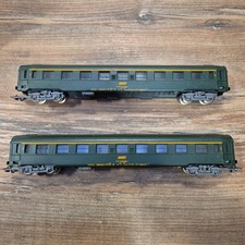 2x Jouef HO Voiture Train Voyageurs SNCF Vintage Modelisme Ferroviaire