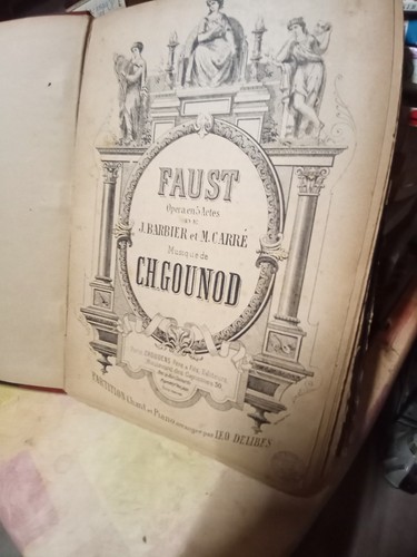 Charles gounod faust - faust, partition