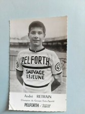 CYCLISME carte cycliste ANDRE RETRAIN équipe PELFORTH SAUVAGE LEJEUNE
