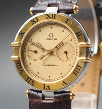Cadran homme vintage en or à