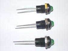 Lot de 3 voyant DEL vert