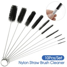 10 X Brosse Goupillon Nettoyage Nylon Pour Tuyau Tube Biberon Bouteille