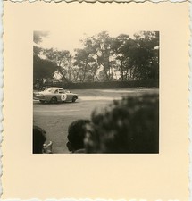 PHOTO ANCIENNE - VINTAGE SNAPSHOT - VOITURE COURSE RALLYE CADRAGE - CAR RACE