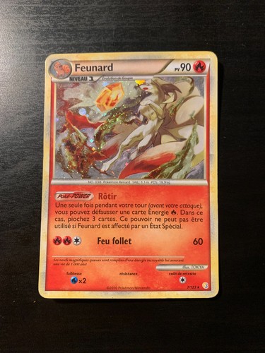 Carte pokémon feunard 7 - carte, 7/123