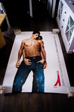 LEVI'S ENGINEERED JEANS ✯  B Large French Vintage Advertising Poster Original