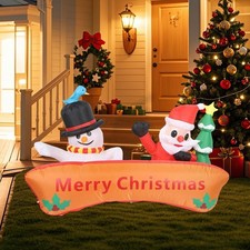 Décoration gonflable de Noël