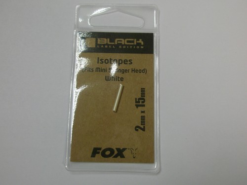 Fox noir label isotope - isotope, 2x15mm