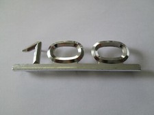 Sigle insigne logo aluminium AUDI 100 S LS GL Coupé monogramme 2