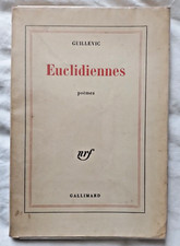 Euclidiennes : Poèmes par Guillevic ed Gallimard EX N°