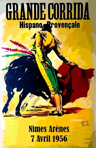 Affiche poster nîmes - ,