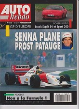 AUTO HEBDO N°876.1993. GP D'EUROPE. ESSAI LOTUS ESPRIT S4. SPORT 300. 