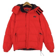 Veste En Duvet Vintage Rouge