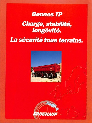 Remorques fruehauf bennes tp - fruehauf,