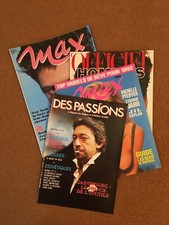 Etienne Daho : lot de 4 magazines français (1986 - 1992)
