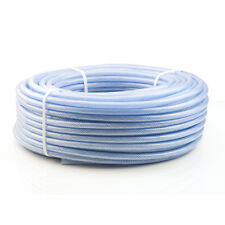 RENFORCÉ TUYAU FLEXIBLE EN PVC liquide gaz polyester fils galon bleu transparent
