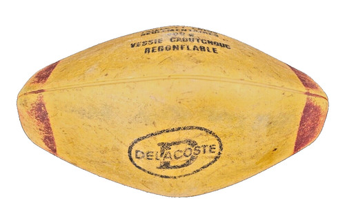 Ancien ballon rugby - ballon, vintage