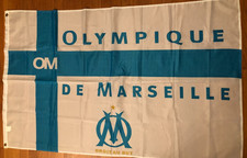 DRAPEAU GEANT - OM OLYMPIQUE DE MARSEILLE - DROIT AU BUT