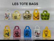SERIE COMPLETE DE FEVES  LES TOTE BAGS DISNEY 2026 -LES SACS DISNEY