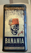 Ancienne boîte métal Banania / Chicorée – 1940-1950 – métal lithographié