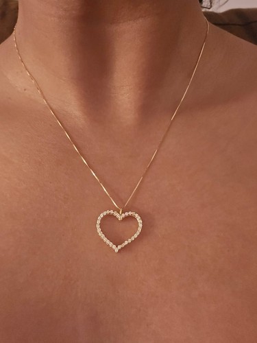 Collier avec pendentif - en, or