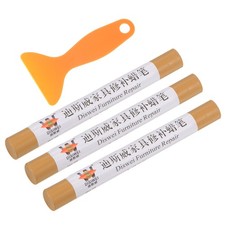 Bois Meuble Trousse, 3pcs Cire Bois Remplissage Bâton Spatule Meuble Chêne