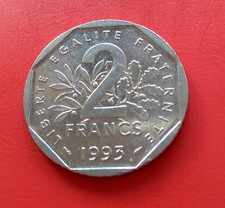 Monnaie France 2 Francs 1993 Jean Moulin KM#1062 [4267]