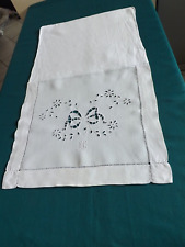 pochette lingerie, brodée main, ancienne