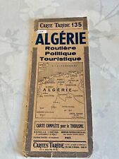Algérie routière politique touristique , carte taride 135. Exhelle 1/900 000 ...