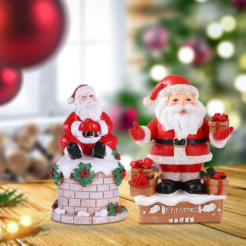 Statue père noël ornement - père,